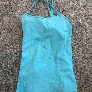Lululemon blue workout top